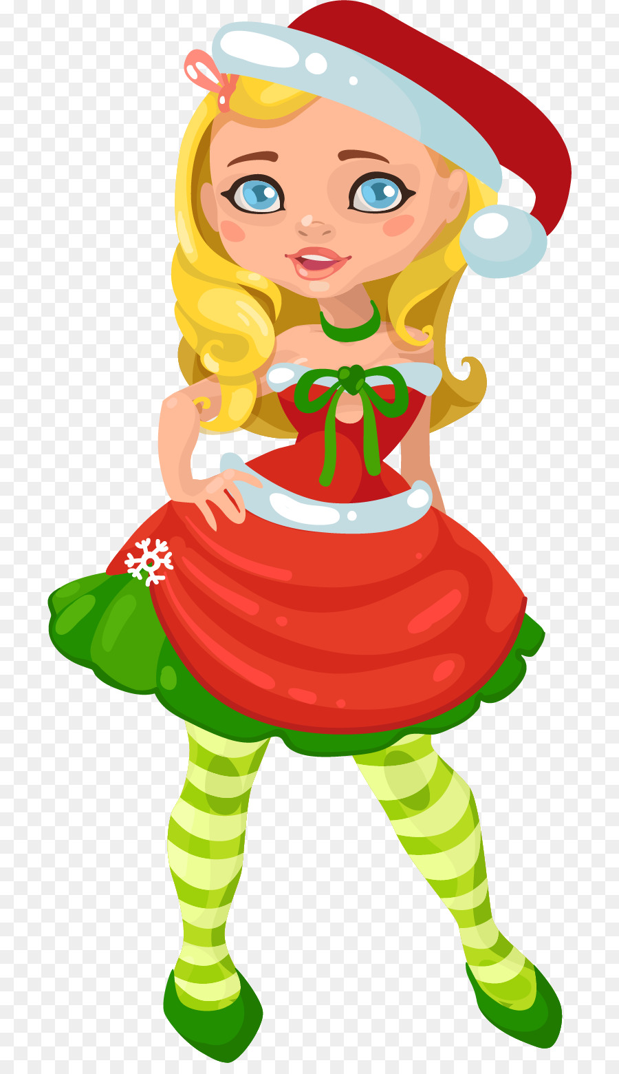 Fille Elfe De Noël，Elfe PNG