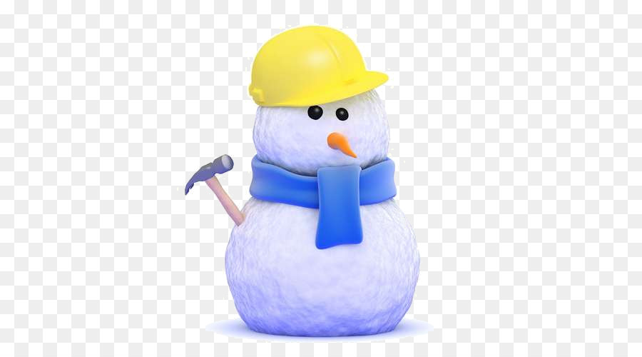 Bonhomme De Neige，Chapeau De Chantier PNG