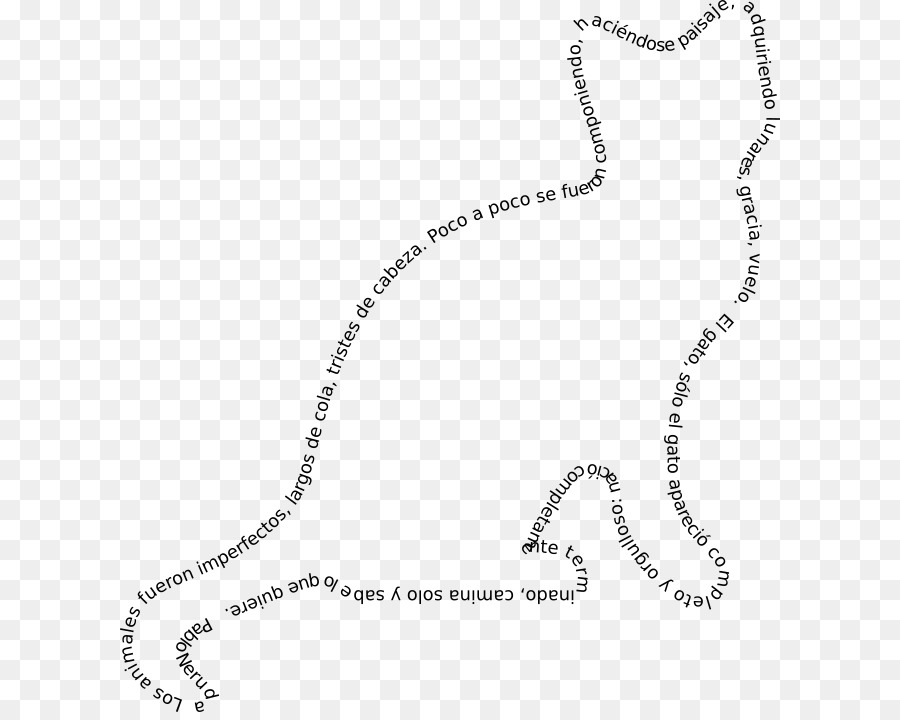 Chat Calligramme Poema Png Chat Calligramme Poema Transparentes Png Gratuit