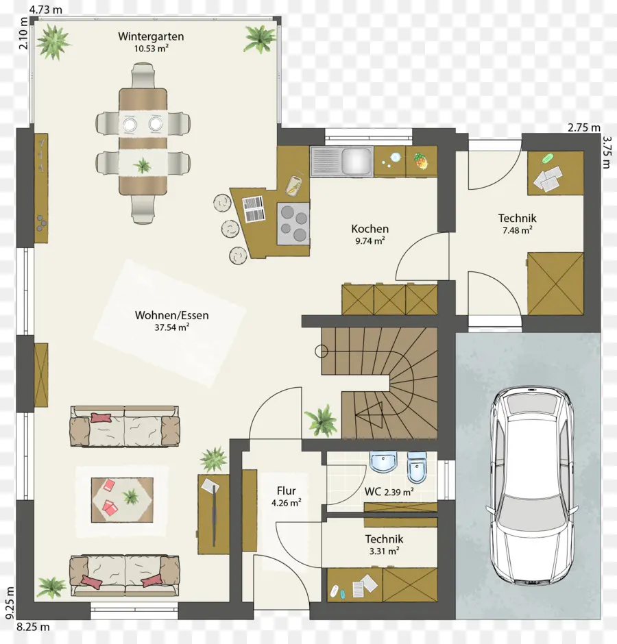 Plan D'étage，Maison PNG