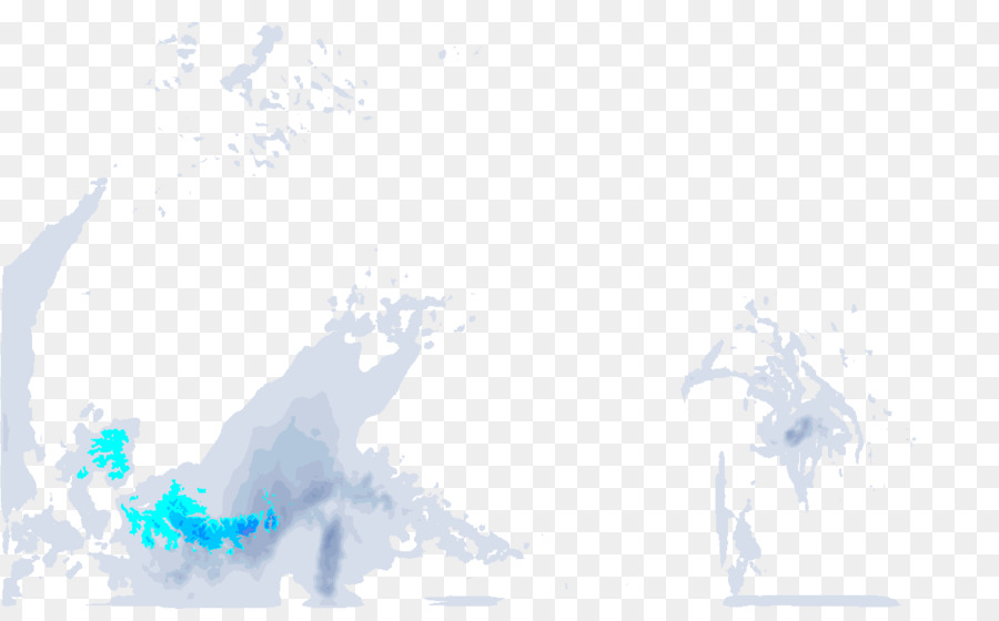 Splash Bleu Abstrait，Art PNG