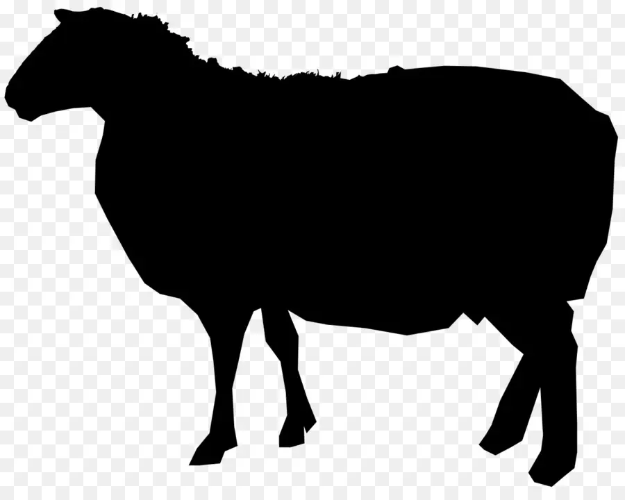 Silhouette De Mouton，Mouton PNG