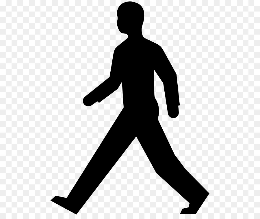 Personne Qui Marche，Silhouette PNG