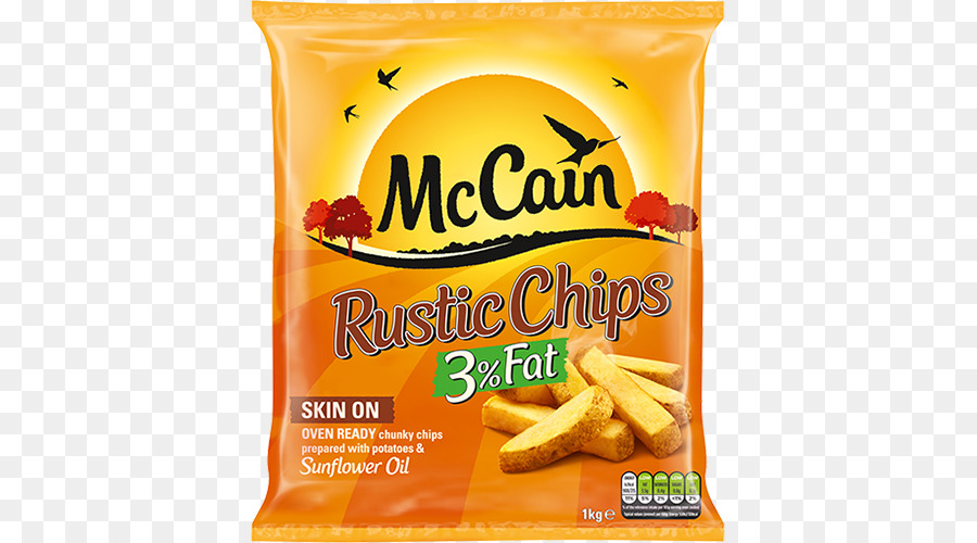 Frites，Aliments Mccain PNG