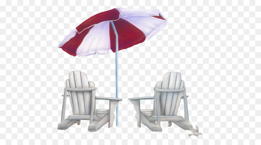 Chaises De Plage，Parapluie PNG