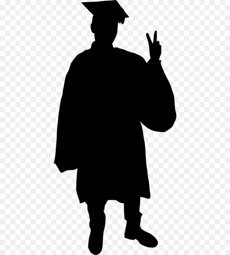 Diplômé Silhouette，Graduation PNG