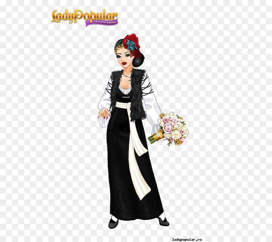 Lady Popular，Costume PNG