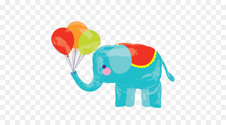 Éléphant Bleu，Ballons PNG