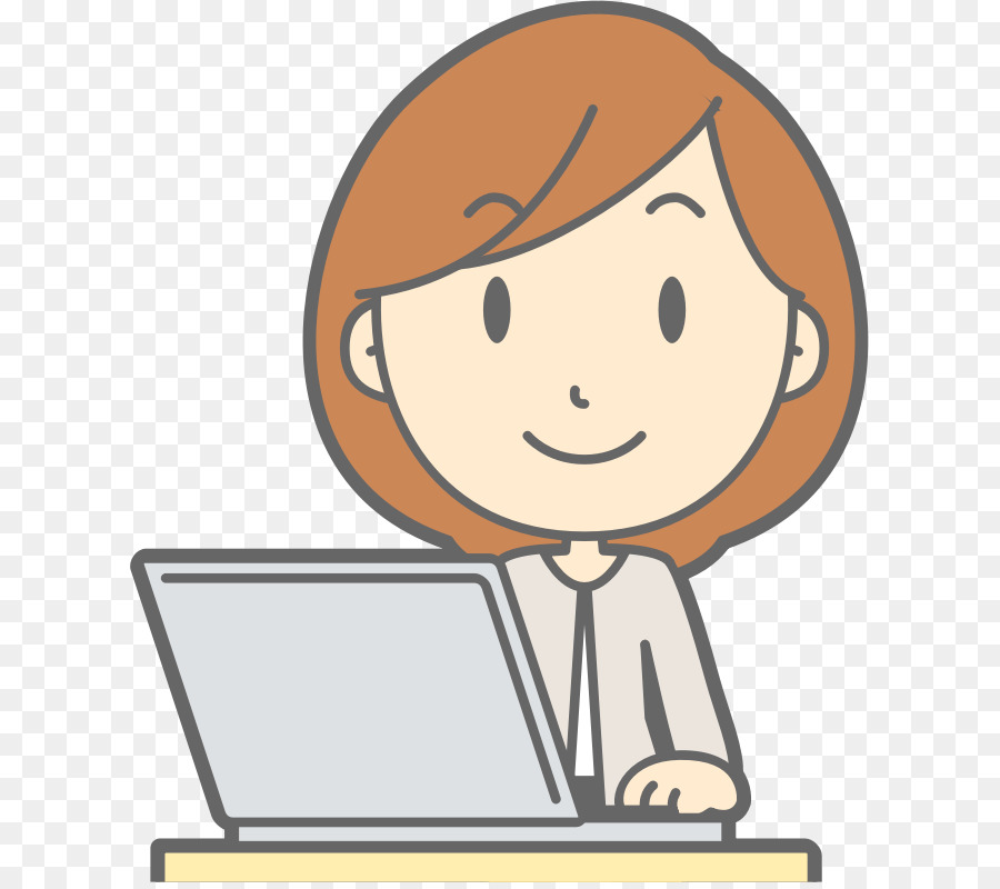 Femme，Ordinateur Portable PNG