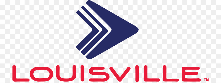 Logo De Louisville，Bleu PNG