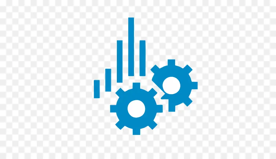 Icône D'engrenages Et De Graphique，Paramètres PNG