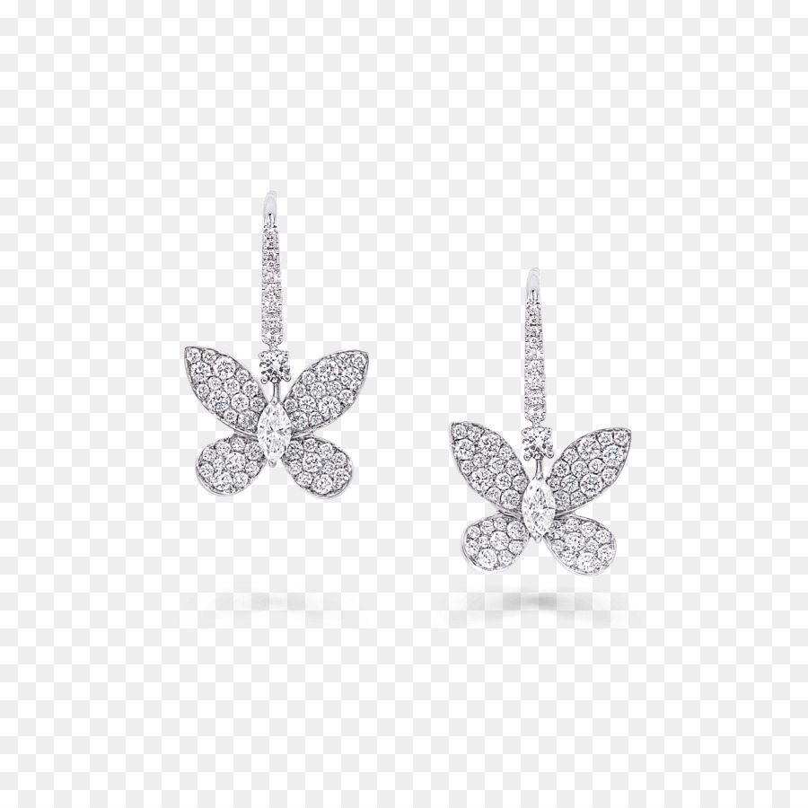 Boucles D'oreilles Papillon，Accessoires PNG