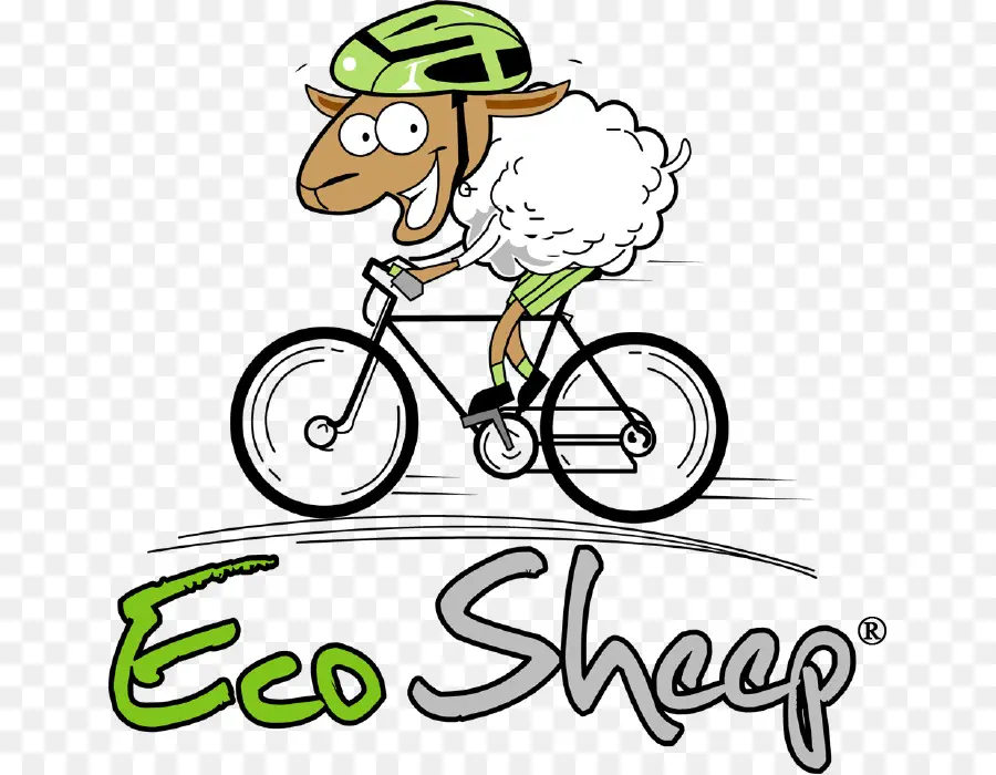 Mouton écologique，Vélo PNG