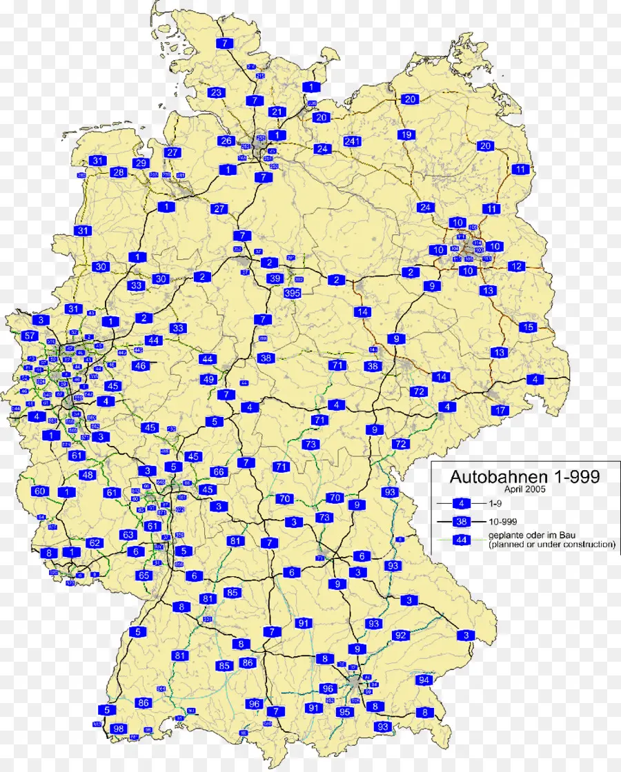 Carte Des Autoroutes D'allemagne，Autoroutes PNG