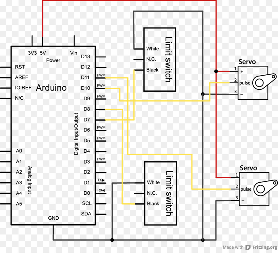 Arduino，Circuit électronique PNG
