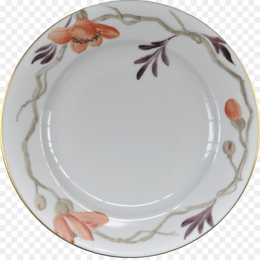 Assiette Décorative，Conception Florale PNG