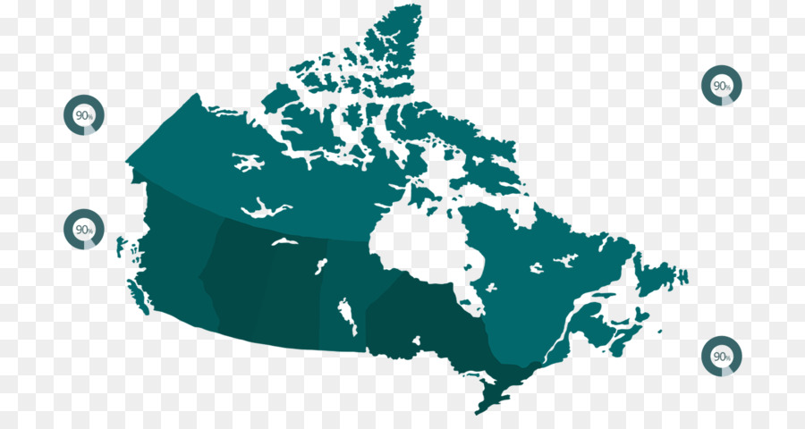 Canada，Carte PNG