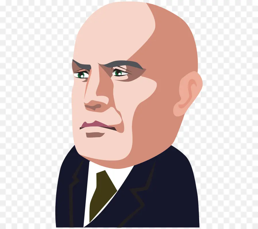 Benito Mussolini，Dessin Animé PNG