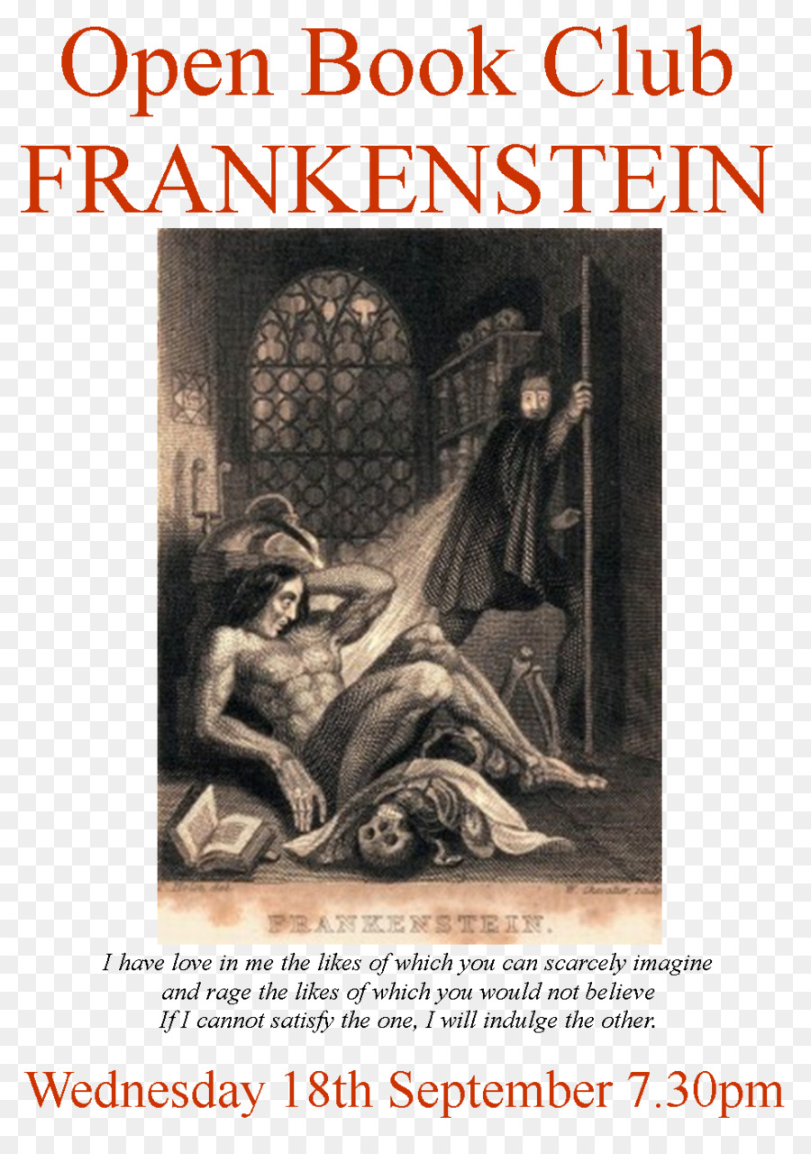 Affiche Du Club De Lecture，Frankenstein PNG