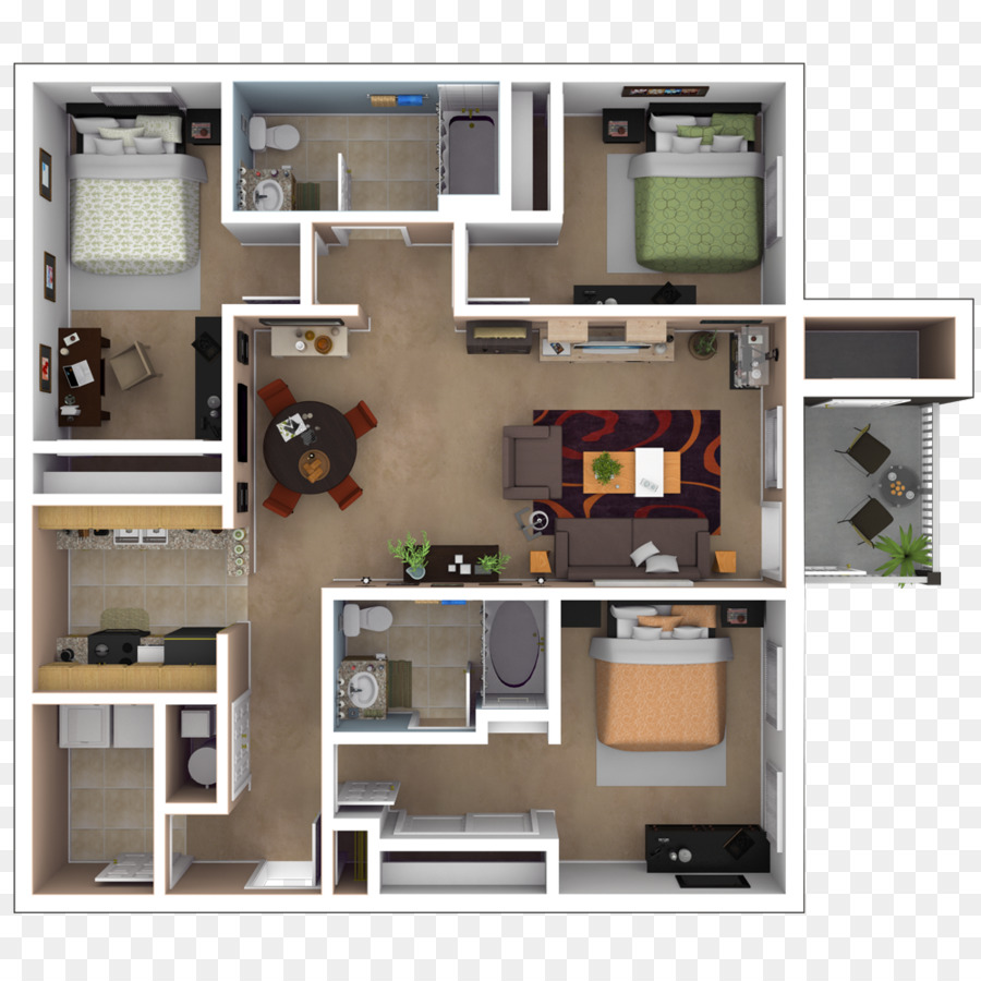 Disposition De L'appartement，Plan D'étage PNG