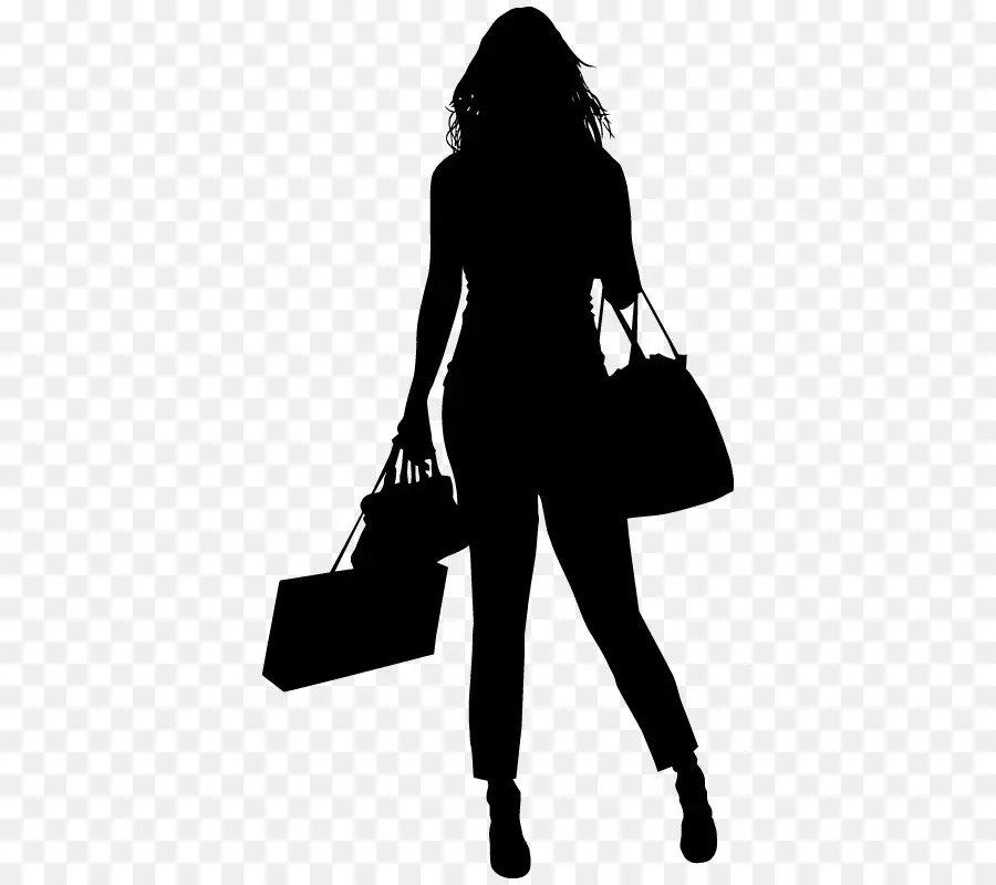 Silhouette Commerciale，Femme PNG