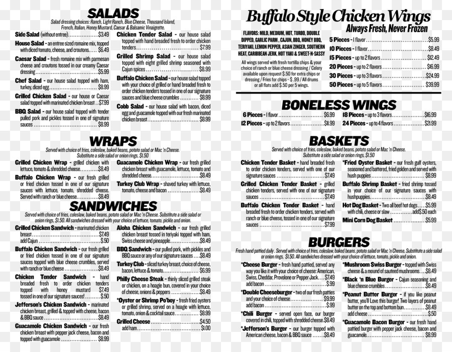 Restaurant，Menu PNG