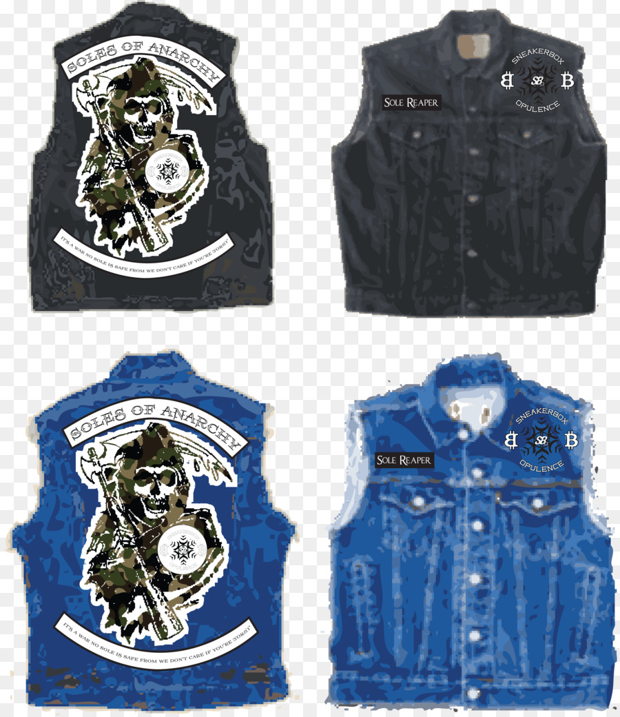 Gilets，Denim PNG