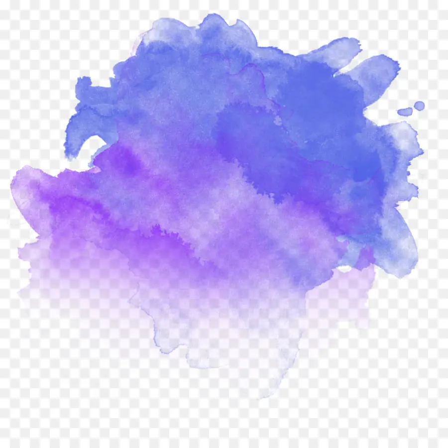 Aquarelle Violette，éclabousser PNG