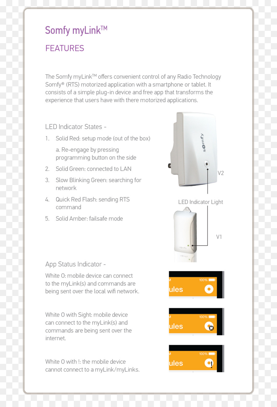 Somfy Mylink，Maison Intelligente PNG