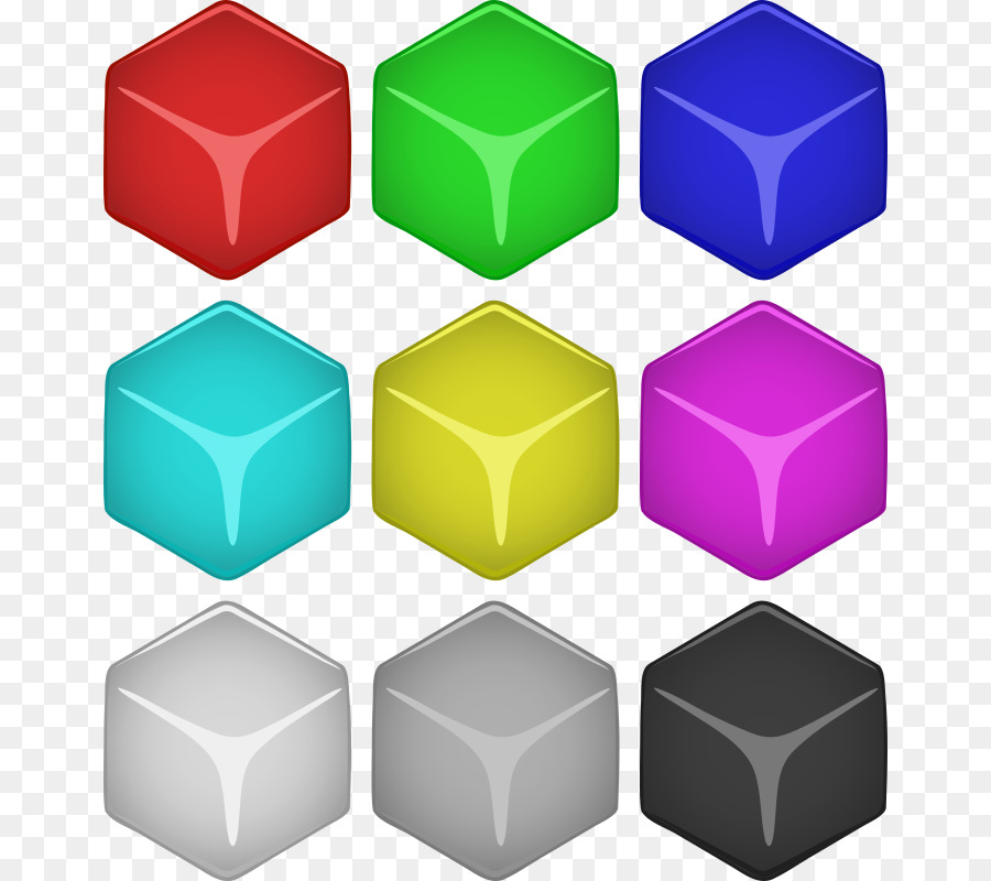 Cubes Colorés，Blocs PNG