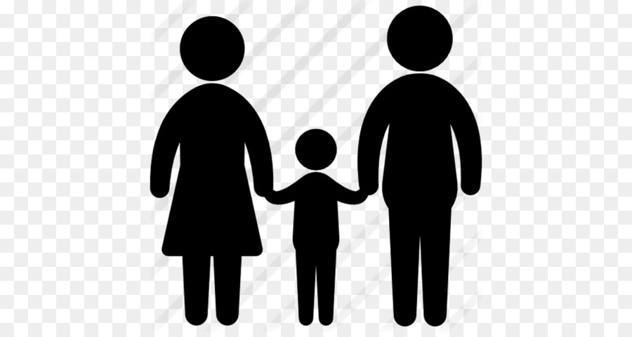 Famille Silhouette，Parents PNG