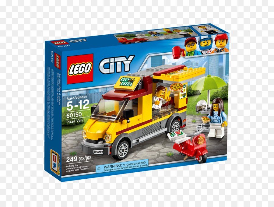 Amazoncom，Lego 60150 Ville De Pizza Van PNG