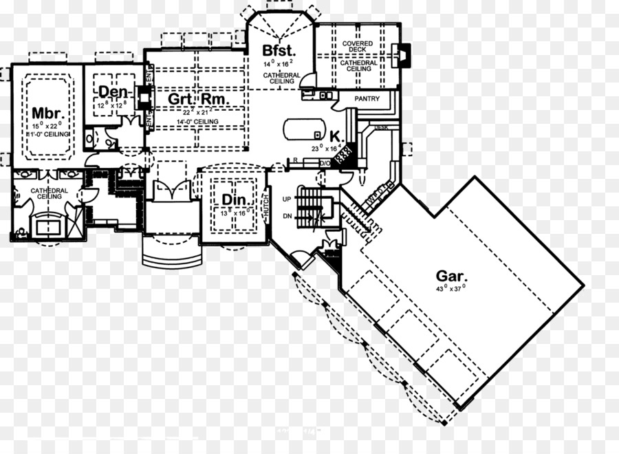 Plan D étage，Maison PNG