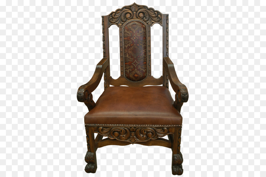 Fauteuil Beige，Bras En Bois PNG