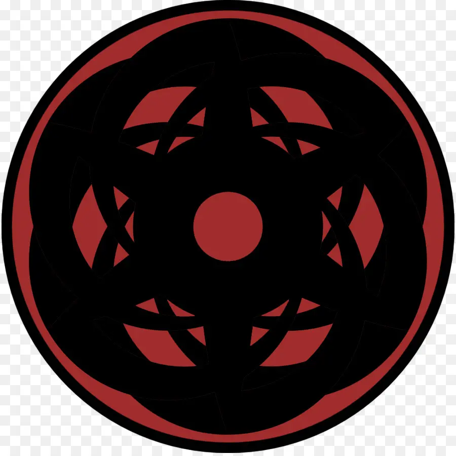 Symbole Rouge Et Noir，Cercle PNG