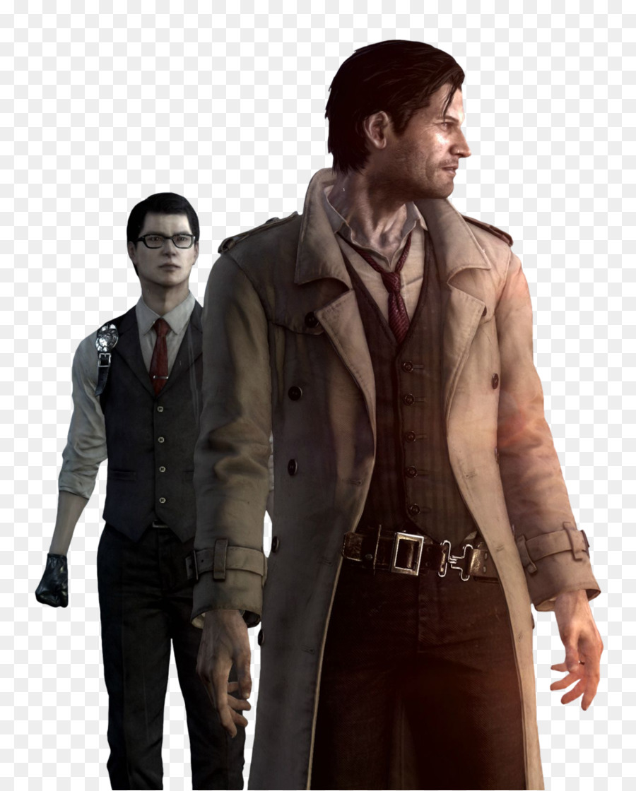 Personnages De Jeux Vidéo，Trench Coat PNG