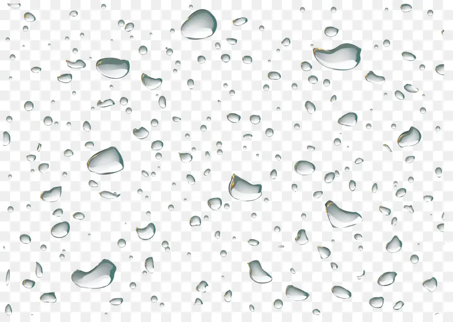 Gouttelettes D'eau，Bleu PNG