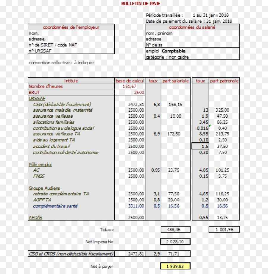 Chèque De Règlement，Gestion De La Paie PNG