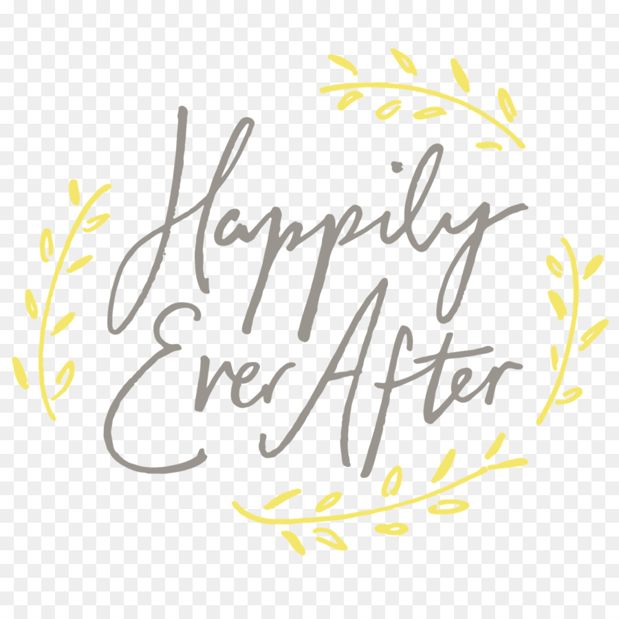 Heureux Pour Toujours，Calligraphie PNG