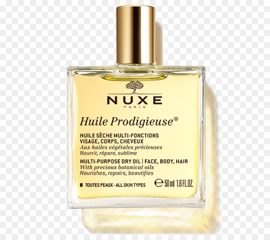 Bouteille D'huile Nuxe，Cosmétique PNG