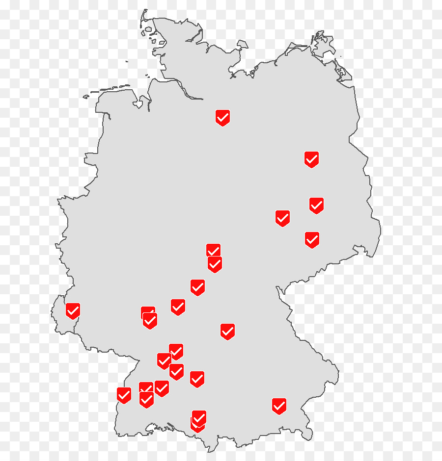 Allemagne，Carte PNG