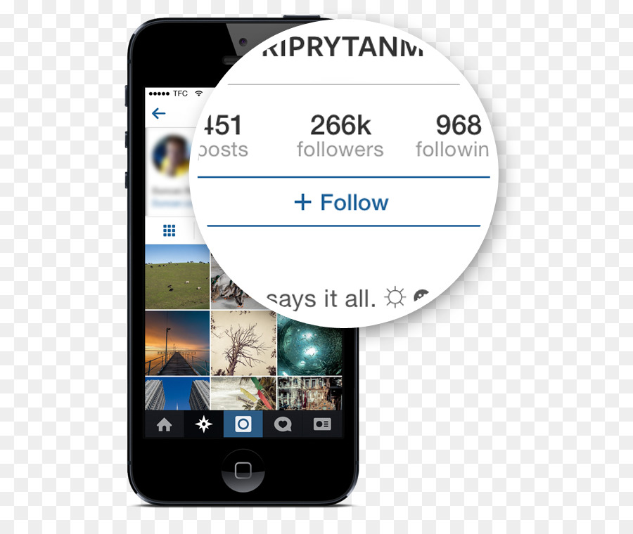 Profil Instagram，Réseaux Sociaux PNG