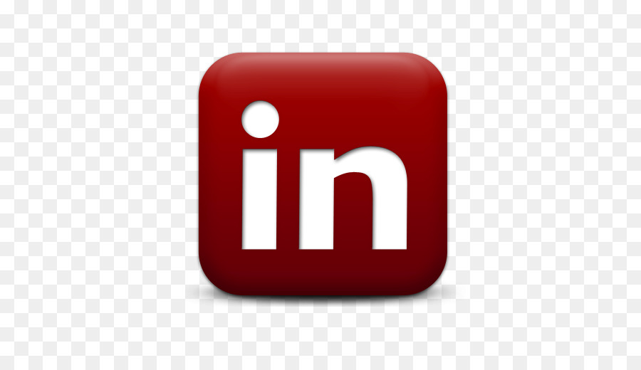 Logo Linkedin Rouge，Réseaux Sociaux PNG