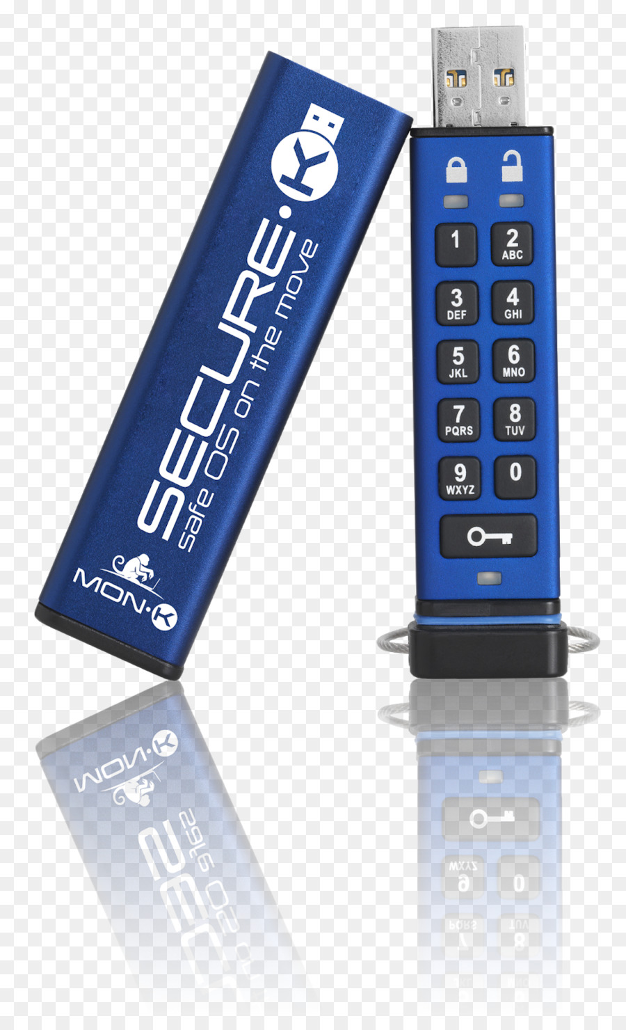 Istorage Datashur Pro 256 Bits Lecteur Flash Usb Bleu，Les Lecteurs Flash Usb PNG