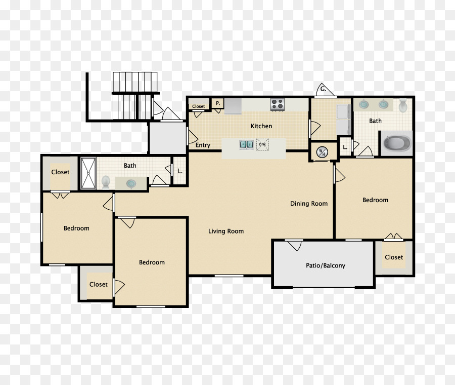 Plan D'étage De La Maison，Architecture PNG