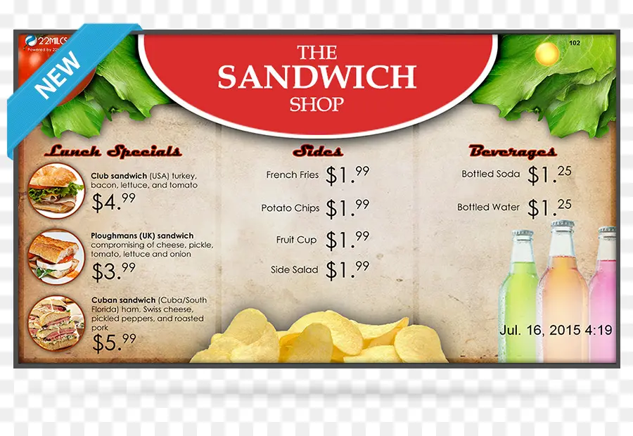 Menu Des Sandwichs，Spéciaux Du Déjeuner PNG