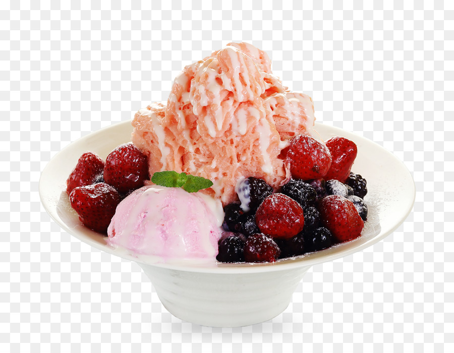 Crème Glacée，Sundae PNG