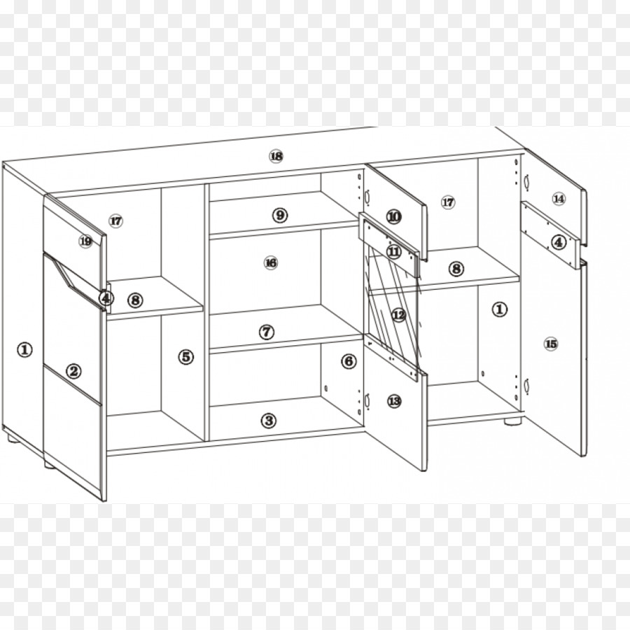 Les Armoires De Rangement，Ligne PNG