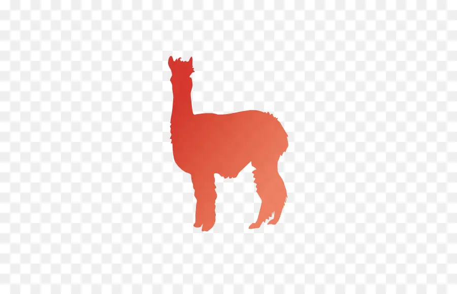 Silhouette De Lama，Silhouette PNG