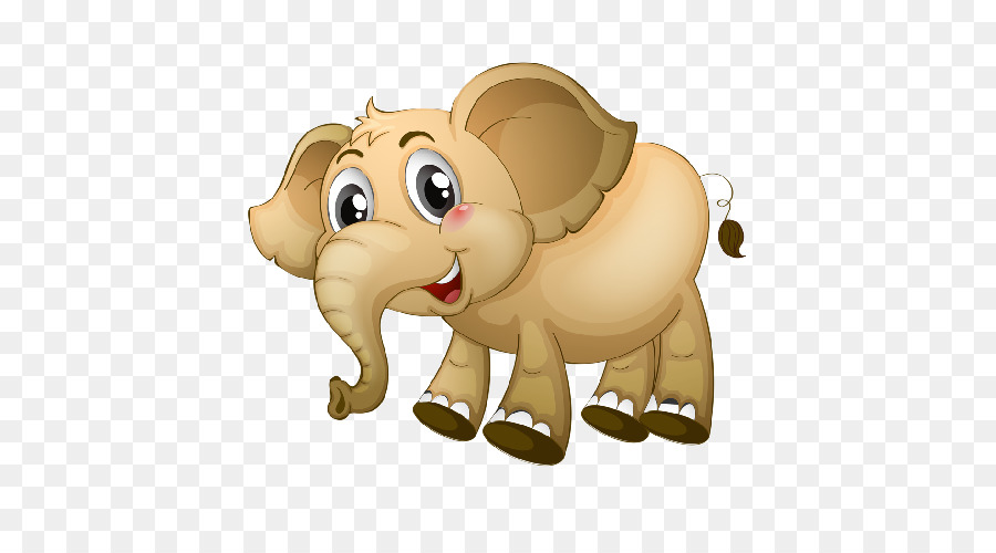 Éléphant De Dessin Animé，Mignon PNG